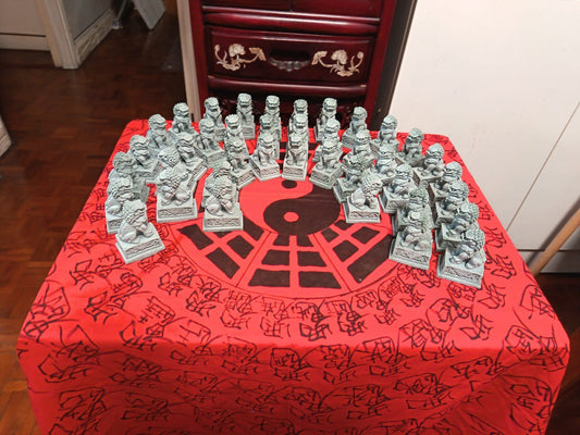 開光石獅子擺件