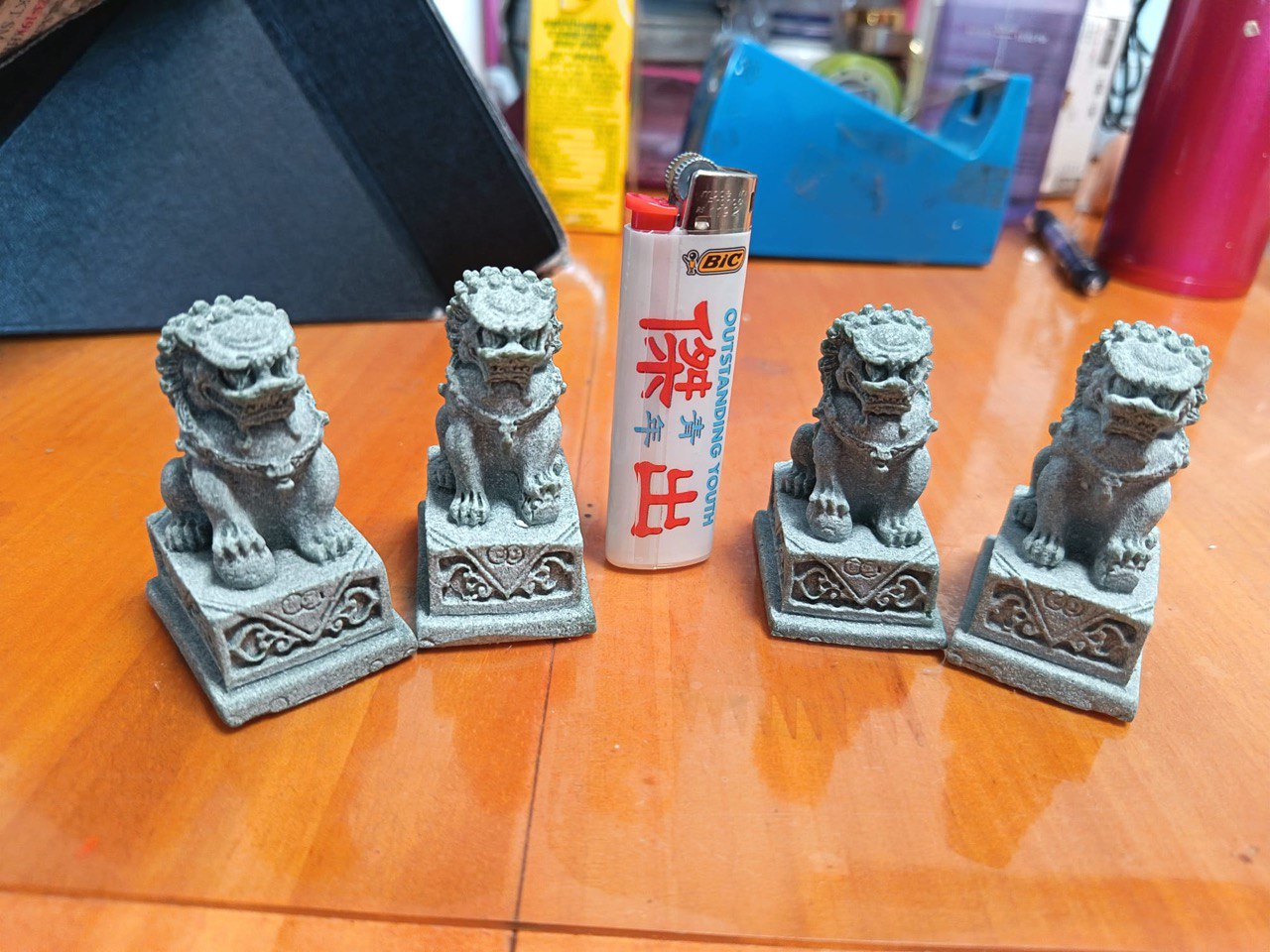 開光石獅子擺件